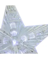 Northlight 3 Led Cascading Snowfall Star Christmas Lights-2 Ft Clear Wire