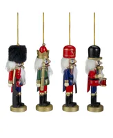 Northlight Assorted Classic Nutcracker Ornaments, Set of 4