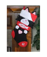 Northlight Embroider Kitty Cat Christmas Stocking