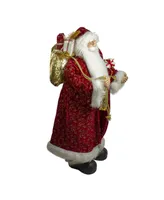 Northlight Santa Claus Christmas Figurine with Gis