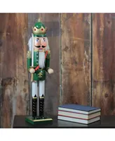 Northlight Gold Tone Christmas Nutcracker King with Sword