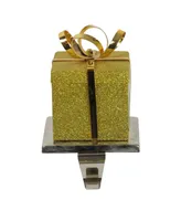Northlight Glitter Gift Box Christmas Stocking Holder