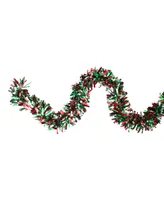 Northlight Unlit Snowblush Wide Cut Artificial Christmas Garland