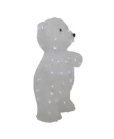 Northlight Lighted Commercial Grade Acrylic Polar Bear Christmas Display Decoration