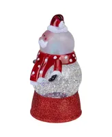 Northlight Santa Claus Led Lighted Swirling Glitter Water Globe Christmas Table top Decoration