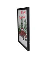 Northlight Frame Vintage-Like Truck Led Wooden Christmas Box