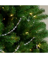 Northlight Unlit Shiny and Matte Beaded Artificial Christmas Garland
