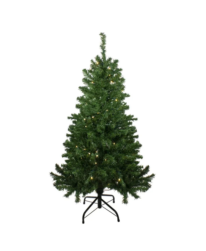 Northlight Pre-Lit Mixed Classic Pine Medium Artificial Christmas Tree-Warm Clear Led Lights