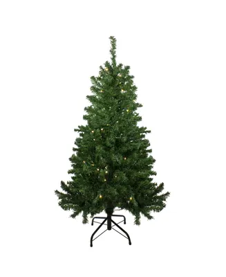 Northlight Pre-Lit Mixed Classic Pine Medium Artificial Christmas Tree-Warm Clear Led Lights