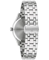 Bulova Women's Classic Diamond-Accent Stainless Steel Bracelet Watch 36mm