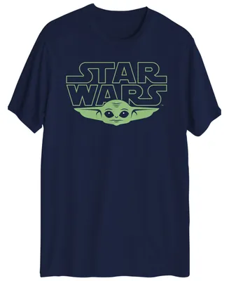 Hybrid Men's Star Wars The Child Yoda Head Graphic T-shirt
