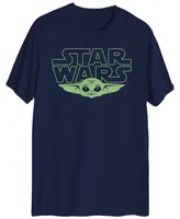 Hybrid Men's Star Wars The Child Yoda Head Graphic T-shirt