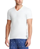 Polo Ralph Lauren Men's 3-Pk. Slim-Fit Stretch V-Neck Undershirts