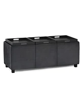 Simpli Home Avalon Storage Ottoman