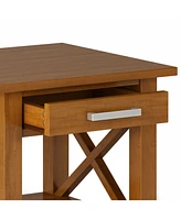 Simpli Home Kitchener Solid Wood End Table