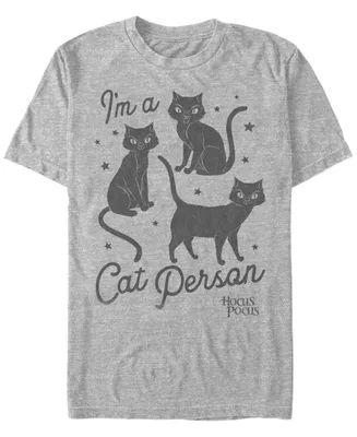 Fifth Sun Hocus Pocus Cat Person Men's Short Sleeve T-shirt