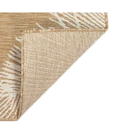Liora Manne' Carmel Palm 7'10" x 9'10" Outdoor Area Rug