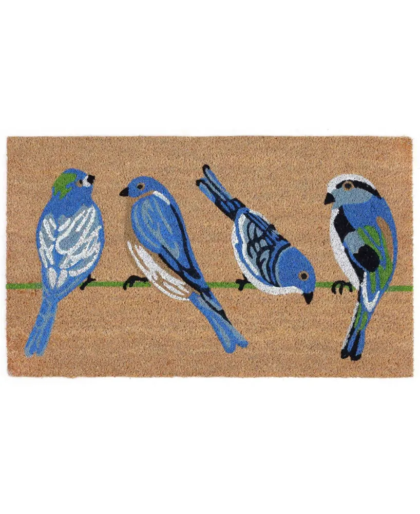 Liora Manne' Natura Birds l Neutral 2' x 3' Outdoor Area Rug