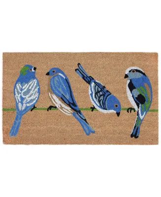 Liora Manne' Natura Birds l Neutral 2' x 3' Outdoor Area Rug