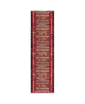 Liora Manne' Marina Tribal Stripe 1'11" x 7'6" Runner Rug