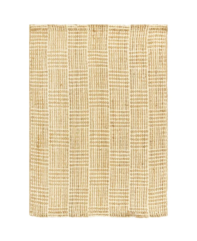 Liora Manne Terra Squares Neutral 8'3" x 11'6" Area Rug