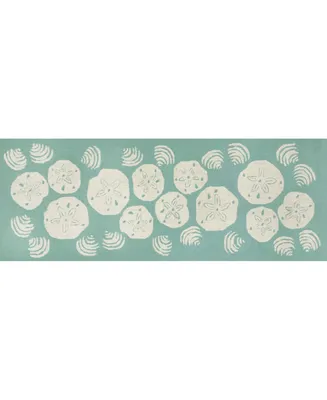 Liora Manne' Frontporch Shell Toss 2' x 5' Runner Rug