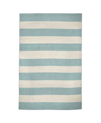 Liora Manne' Sorrento Rugby Stripe 7'6" x 9'6" Outdoor Area Rug