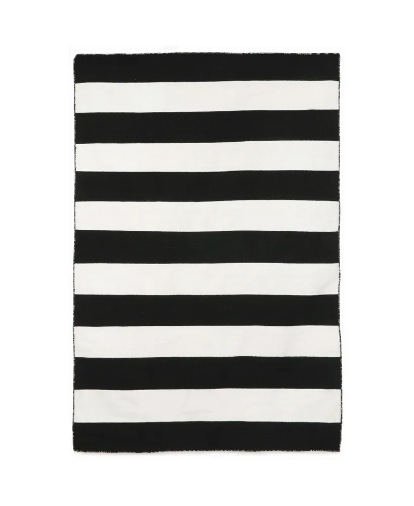 Liora Manne' Sorrento Rugby Stripe 7'6" x 9'6" Outdoor Area Rug