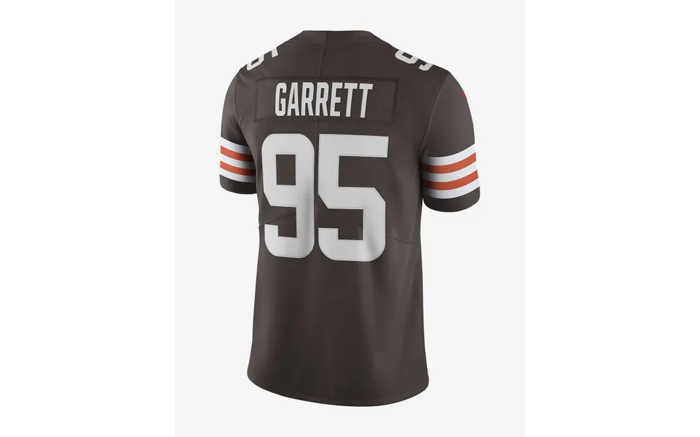 Men's Nike Myles Garrett Gray Cleveland Browns Atmosphere Fashion Game  Jersey