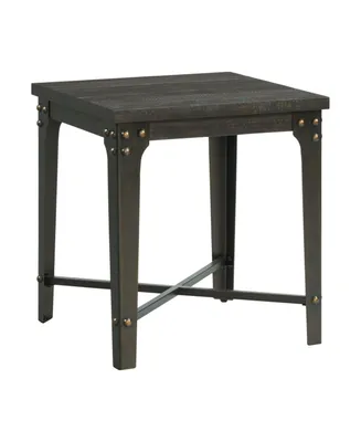 Picket House Furnishings Cera Square End Table with Usb
