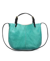 Old Trend Women's Genuine Leather Dip Dye Tote