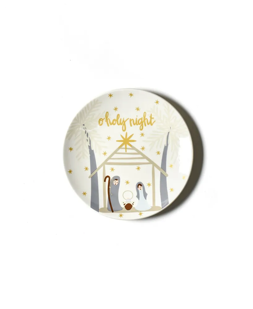 Coton Colors Neutral Nativity Salad Plate