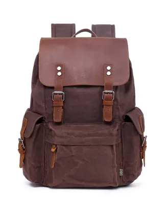 Tsd Brand Stone Creek Waxed Canvas Backpack