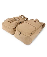 Tsd Brand Trail and Tree Double Canvas Backpack Handbag