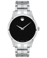 Movado Men's Swiss Stainless Steel Bracelet Watch 40mm