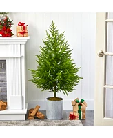 Nearly Natural Norfolk Island Pine "Natural Look" Artificial Tree