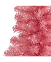 Nearly Natural Artificial Christmas Tree with 35 Led Lights and 72 Bendable Branches