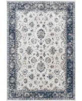 Portland Textiles Alexia Oriel Bone 7'10" x 9'10" Area Rug