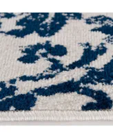 Portland Textiles Tropicana Seaisle White 7'10" x 9'10" Outdoor Area Rug