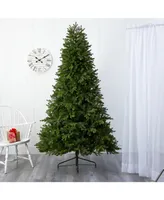 Nearly Natural Washington Fir Artificial Christmas Tree with 600 Clear Lights and 1610 Bendable Branches