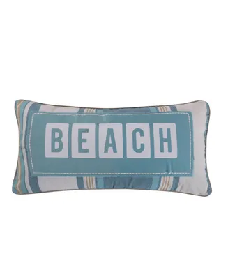 Levtex Kailua Beach Decorative Pillow, 12" x 14"