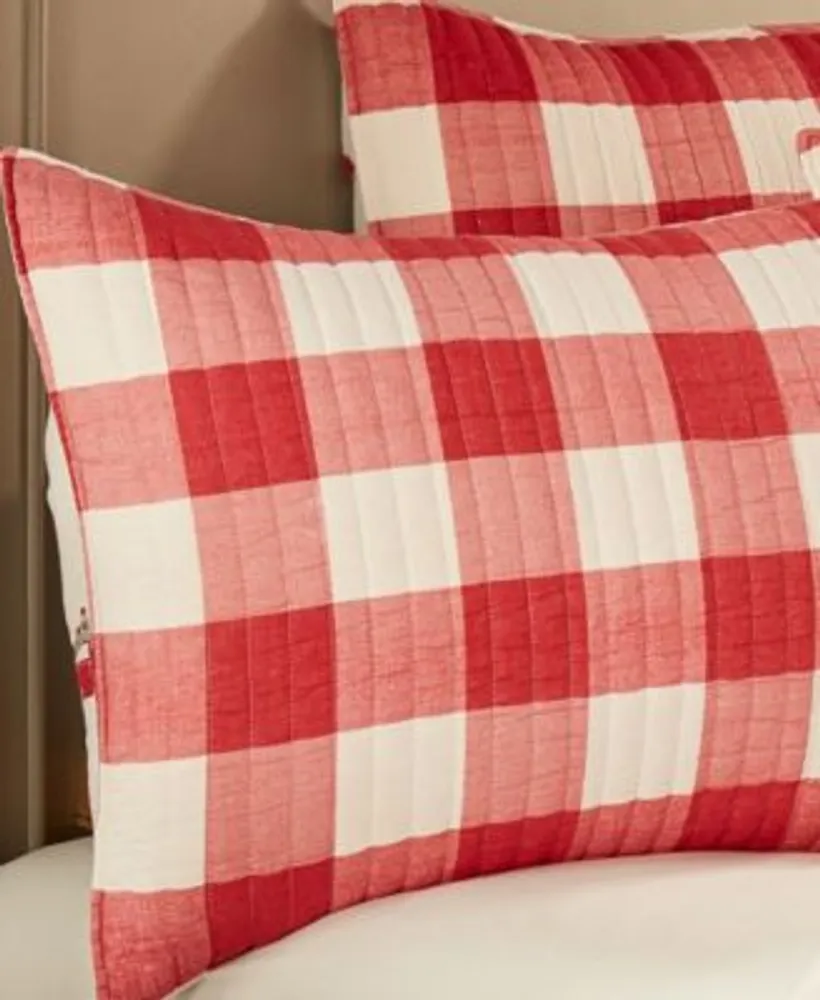 Levtex Christmas Road Trip Gingham Quilt Sets