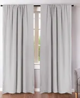 Levtex Washed Linen Relaxed Solid Window Panel Set, 50" x 84"