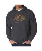 La Pop Art Men's Word Hooded Sweatshirt - Namaste
