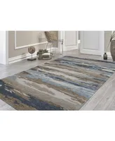 Amer Rugs Abstract Abs-5 Aquamarine 2' x 3' Area Rug