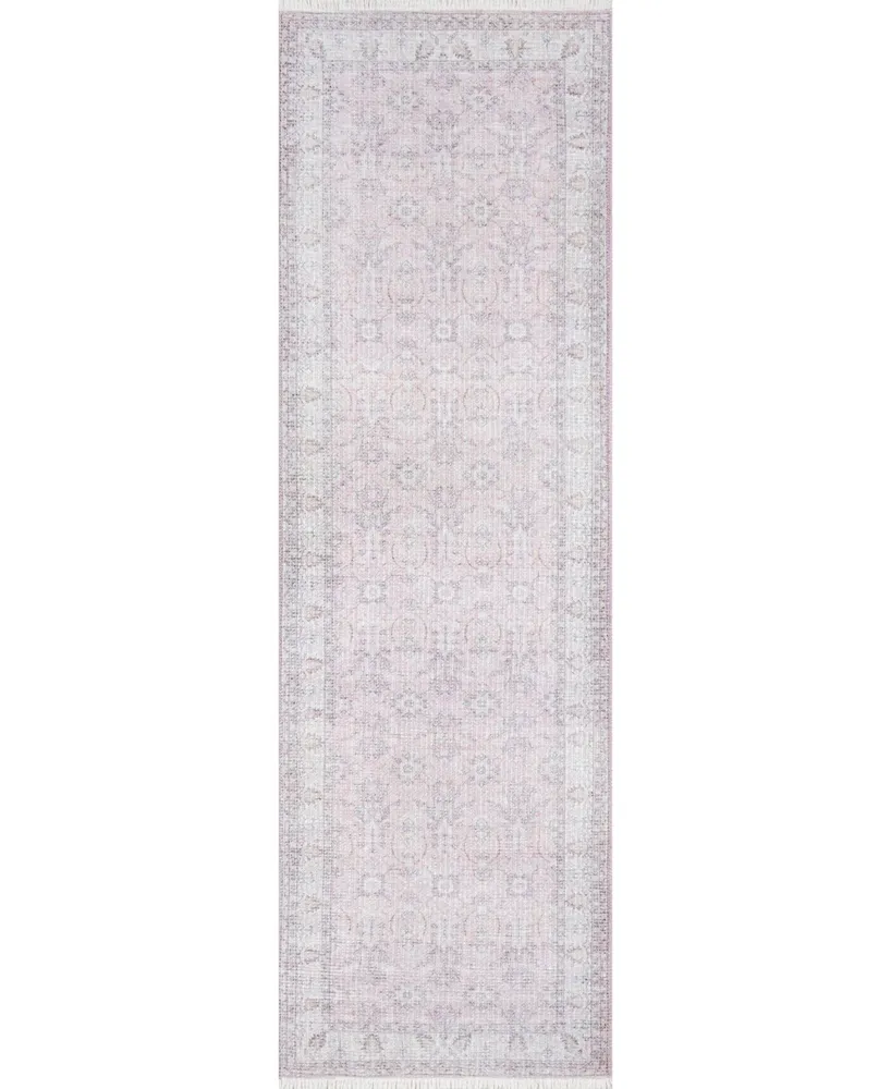 Momeni Helena Hel-4 Pink 2'6" x 8' Runner Rug