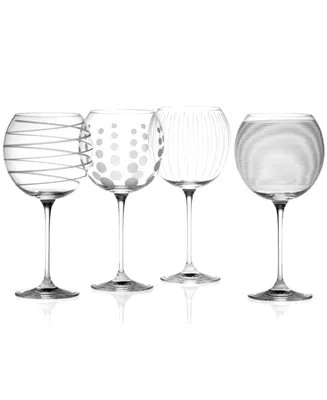 Mikasa "Clear Cheers" Balloon Goblets, Set Of 4