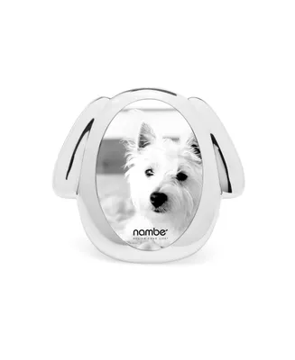 Nambe 3"x 5" Dog Frame - Silver