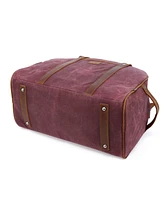 Tsd Brand Stone Creek Waxed Canvas Weekender