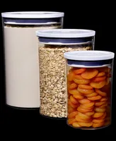 Oxo Good Grips Round Pop Graduated Food Storage Canisters, Set of 3